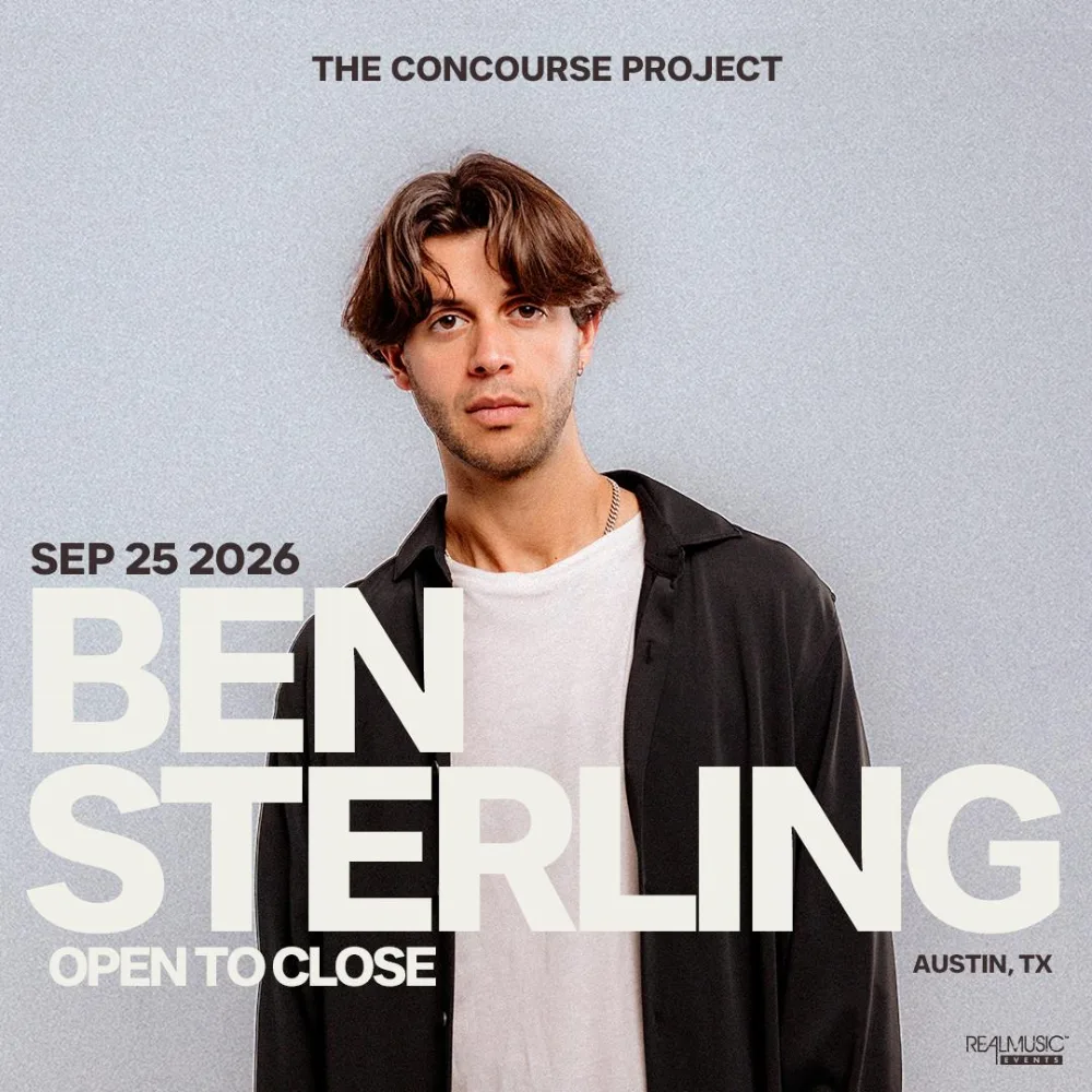 Ben Sterling — event flyer