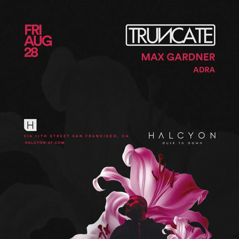 Truncate — event flyer
