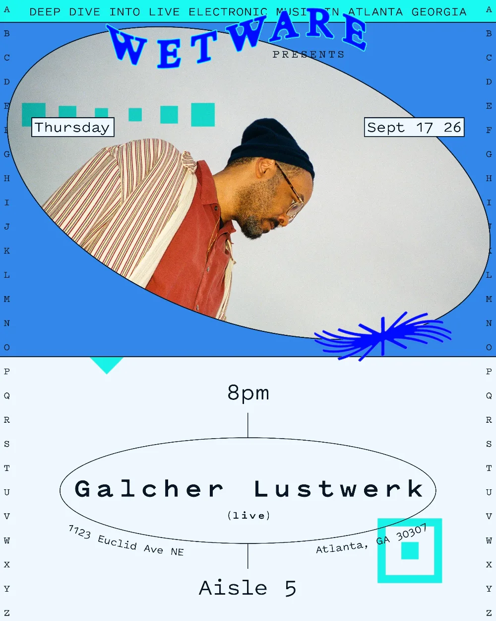 Galcher Lustwerk — event flyer