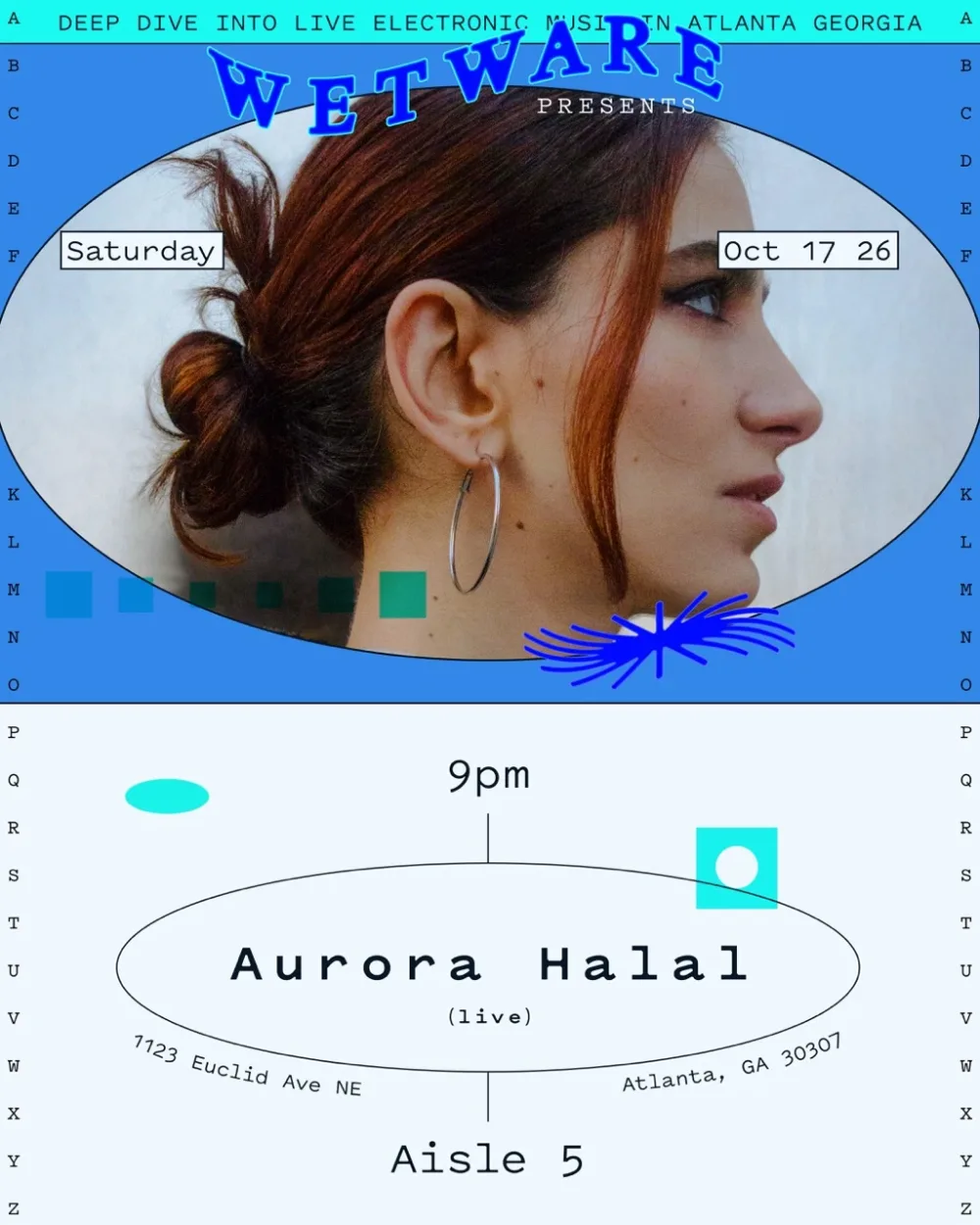 Aurora Halal — event flyer
