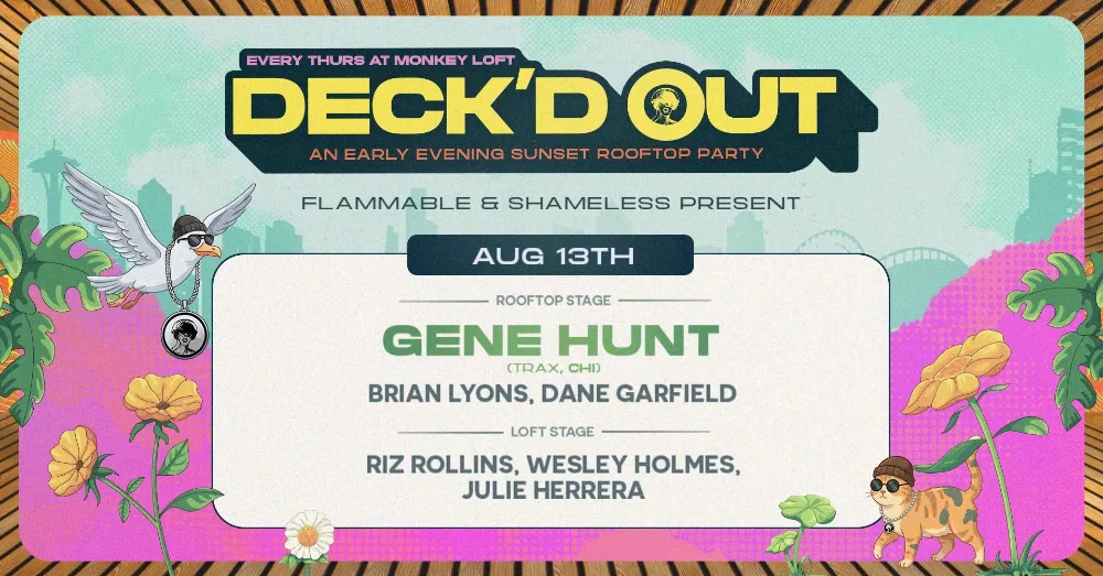 Deck'd Out — event flyer