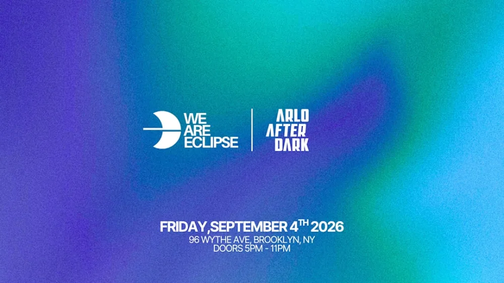 Arlo After Dark — event flyer
