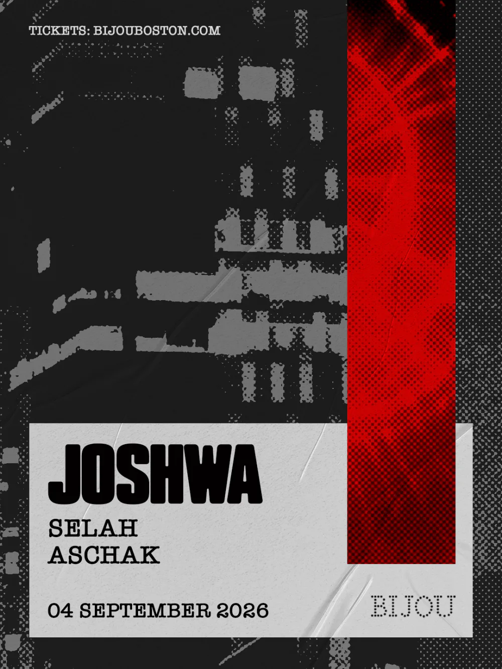 Joshwa — event flyer
