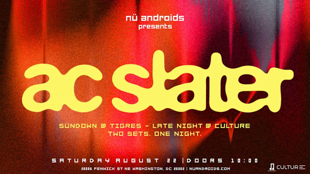 Nü Androids Presents — event flyer