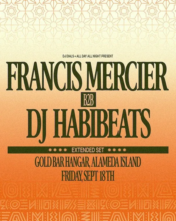 Francis Mercier, Habibeats — event flyer