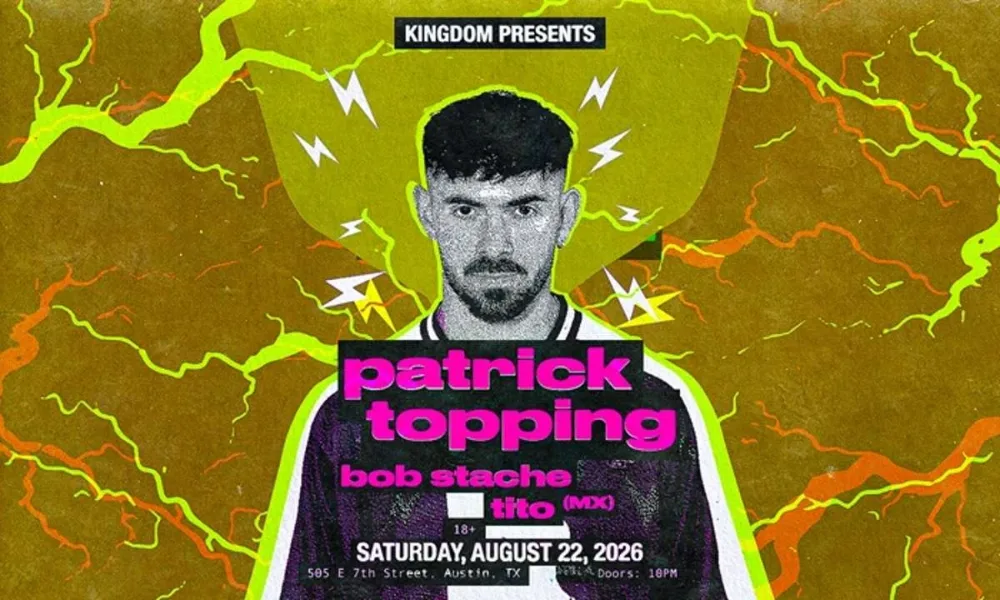 Patrick Topping — event flyer