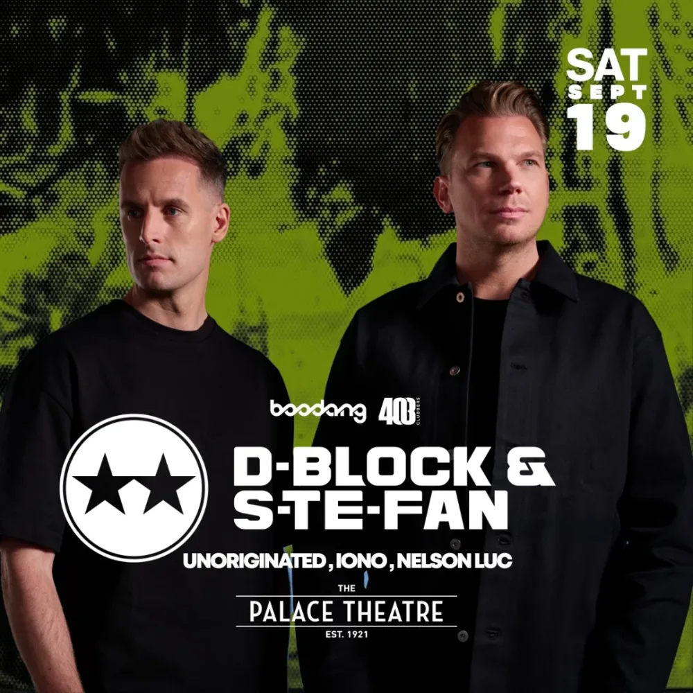 D-Block & S-Te-Fan — event flyer