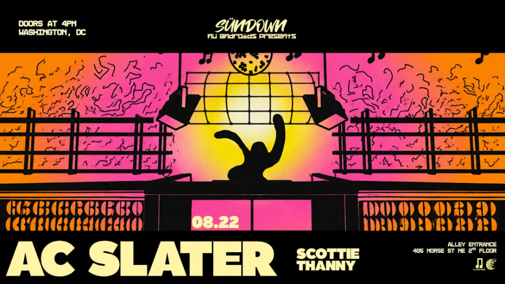 Nü Androids Presents SünDown — event flyer