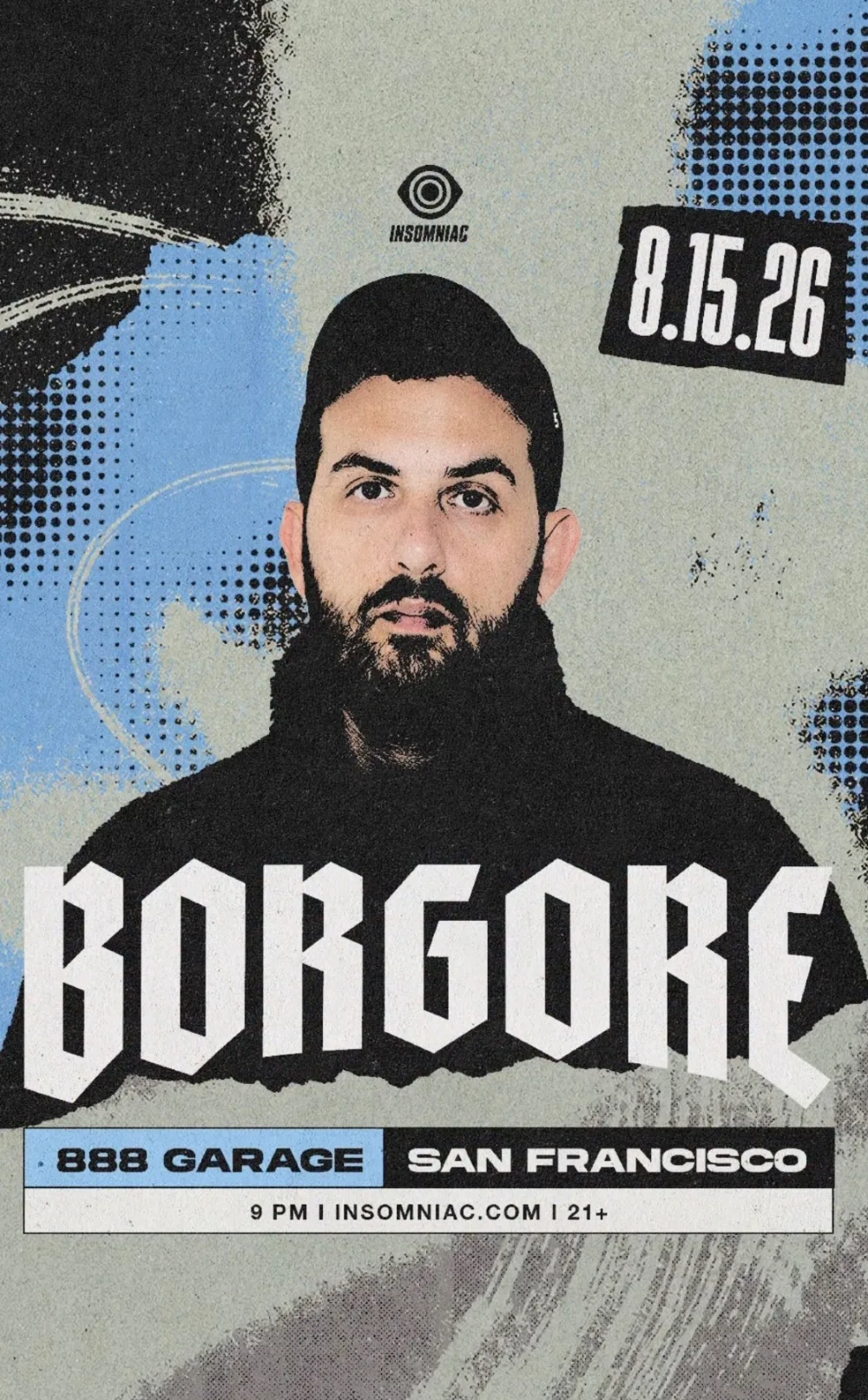 Borgore — event flyer