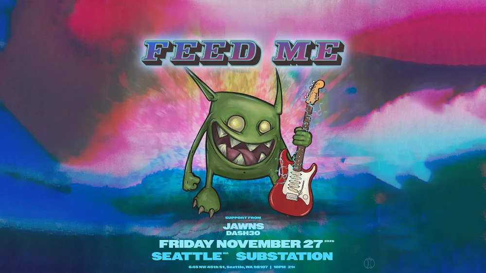 Event flyer for Feed Me