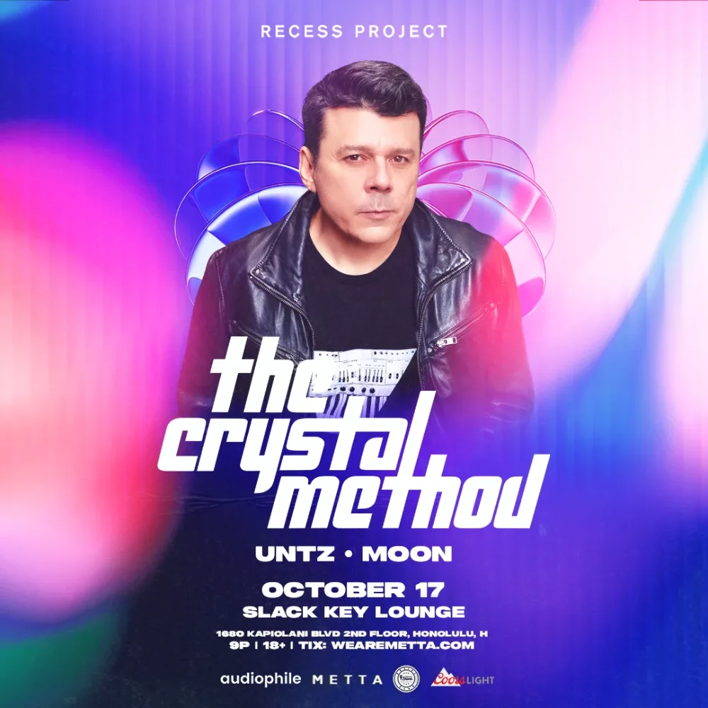 The Crystal Method — event flyer