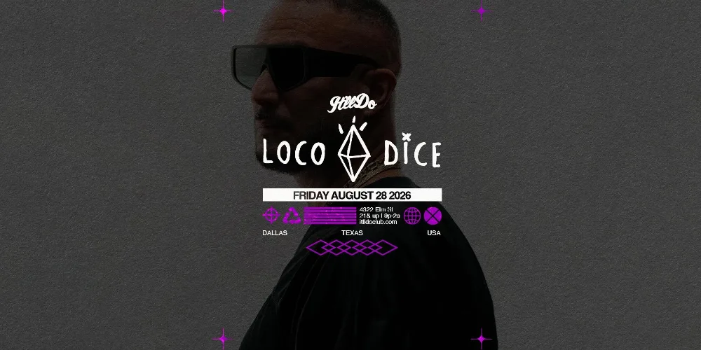 Loco Dice — event flyer