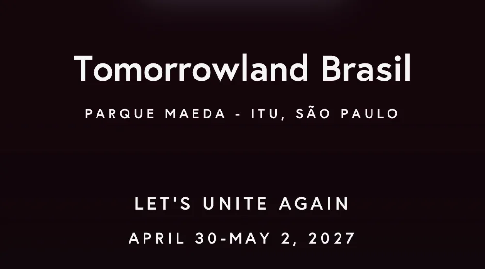 Tomorrowland Brasil — event flyer