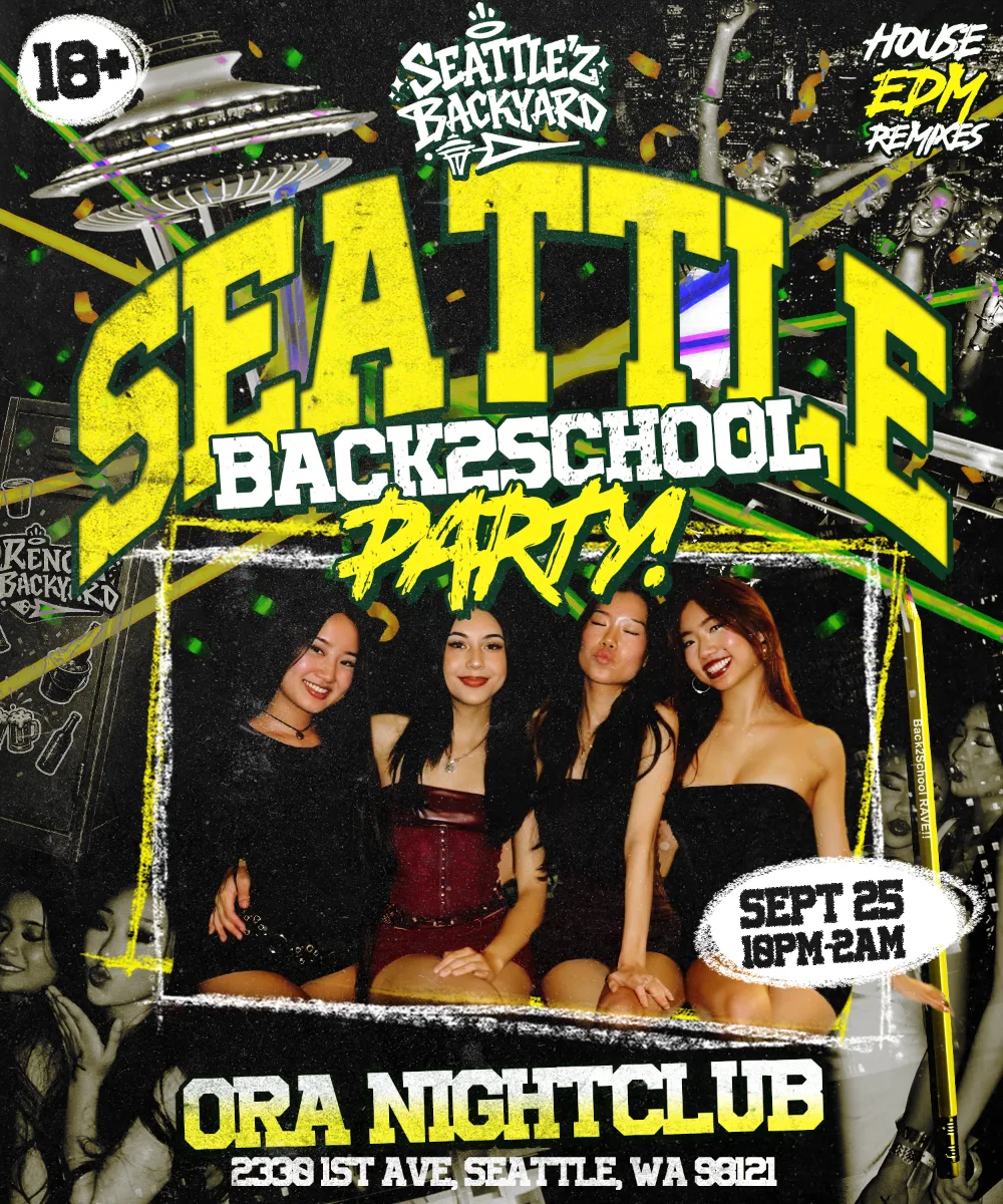 SEATTLE BACK TO SCHOOL — event flyer