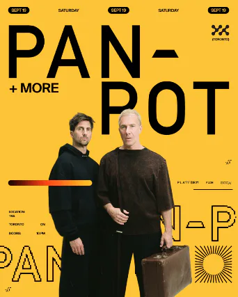 Pan-Pot — event flyer