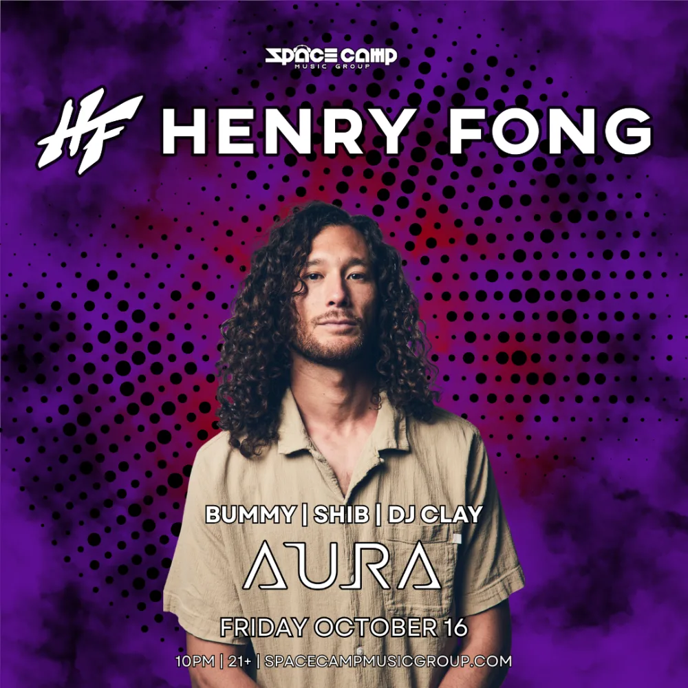 Henry Fong, BUMMY, CLAY (Raleigh), Shib — event flyer