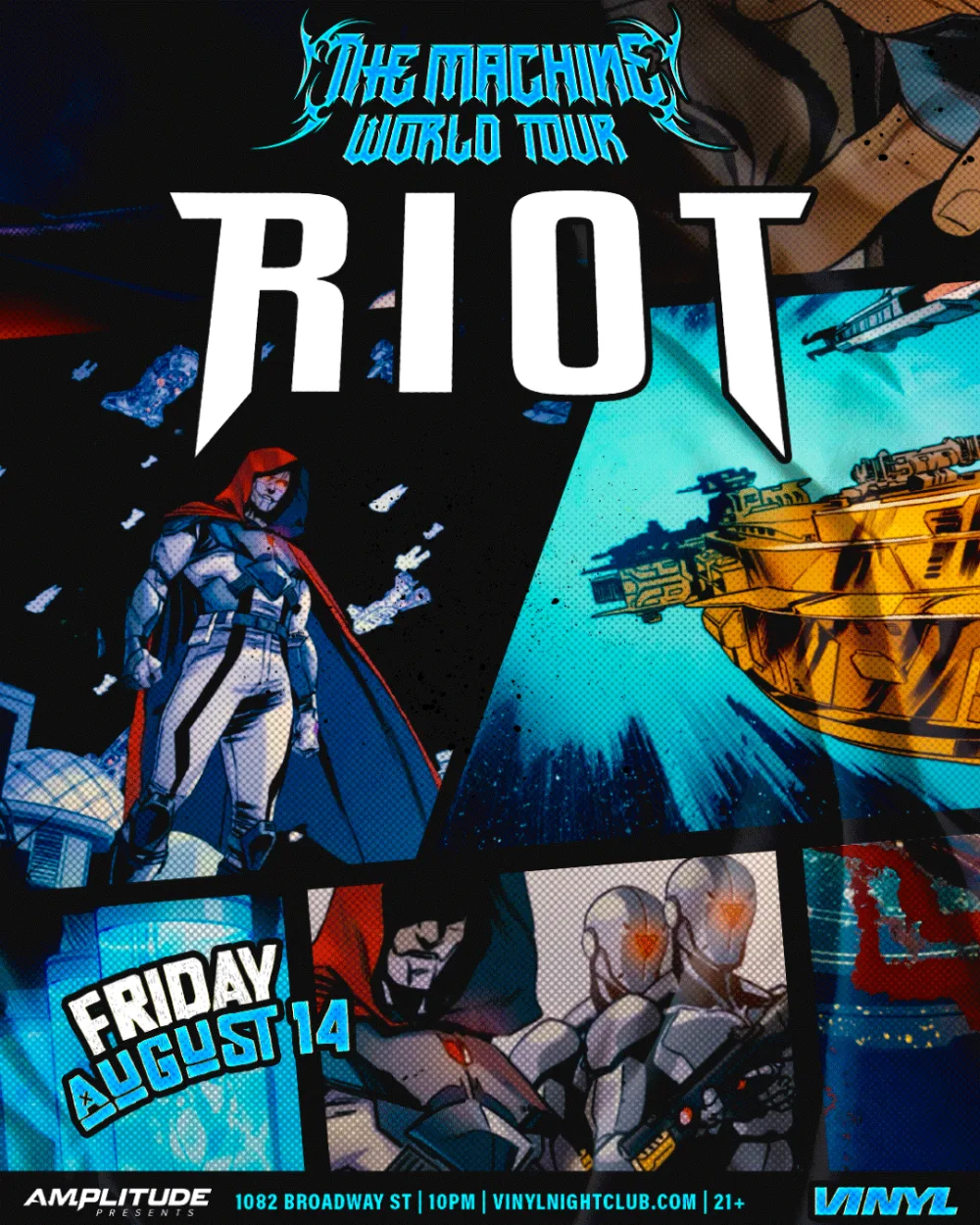 RIOT — event flyer