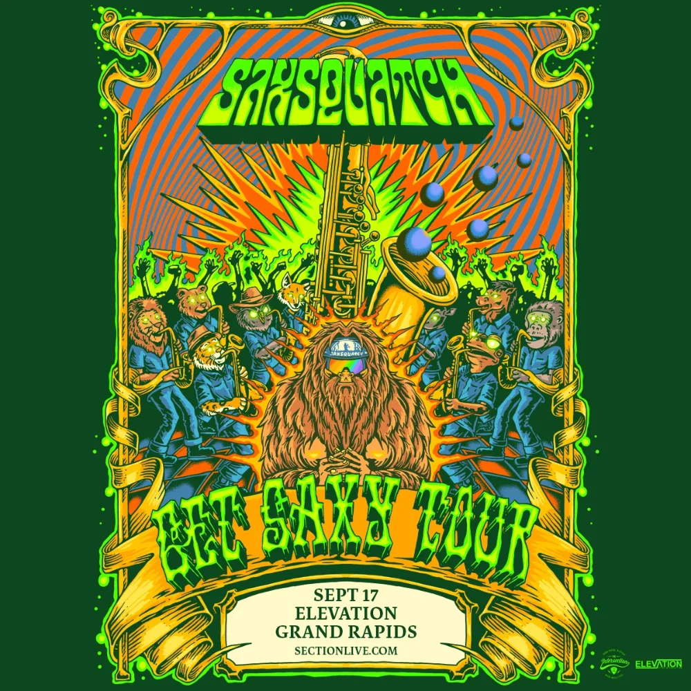 Get Saxy Tour — event flyer