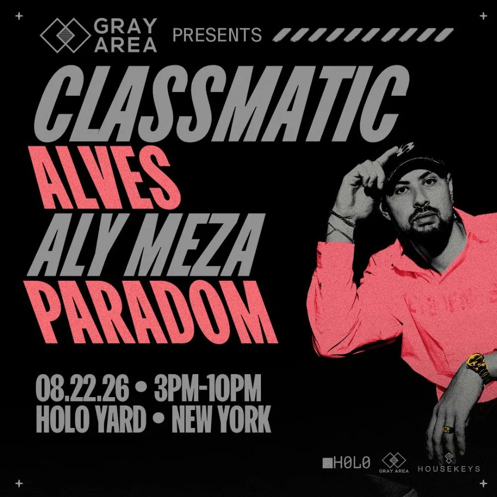 Classmatic, Alves — event flyer