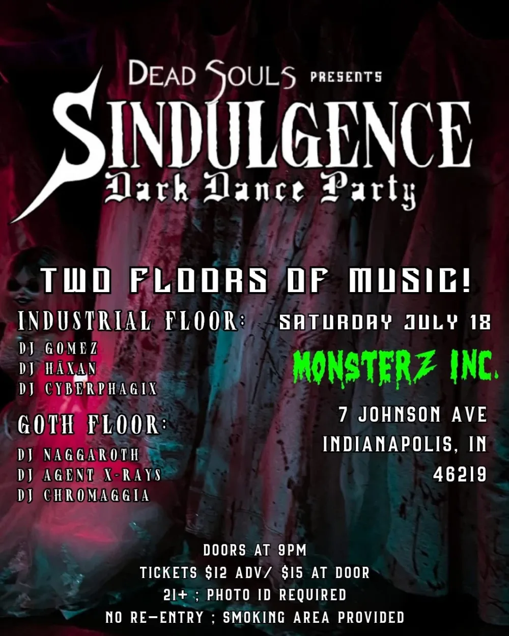 Sindulgence Halloween – Indianapolis – Jul 18 | Edmtrain