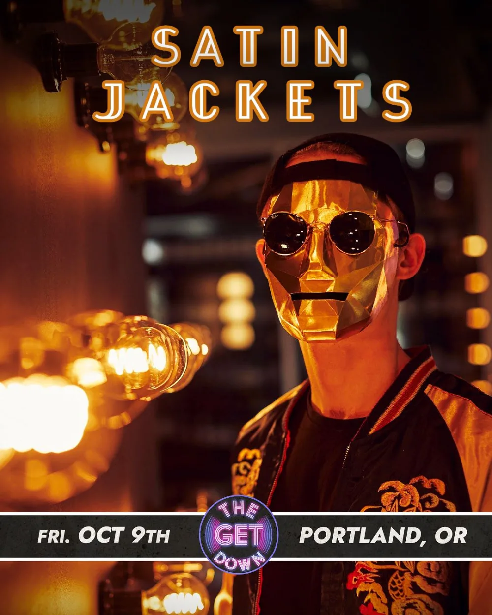 Satin Jackets — event flyer