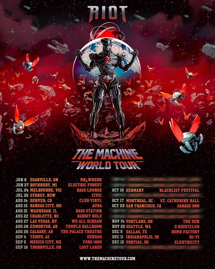 RIOT — event flyer