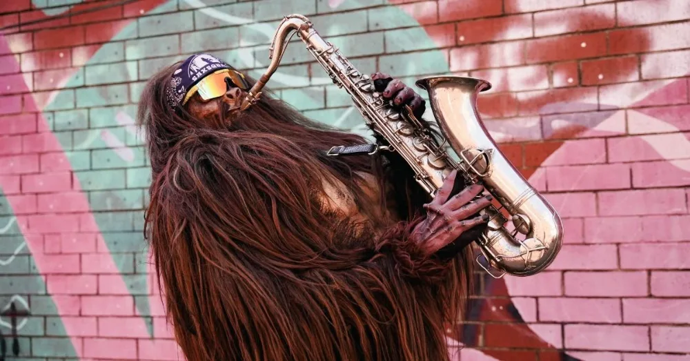 Saxsquatch — event flyer