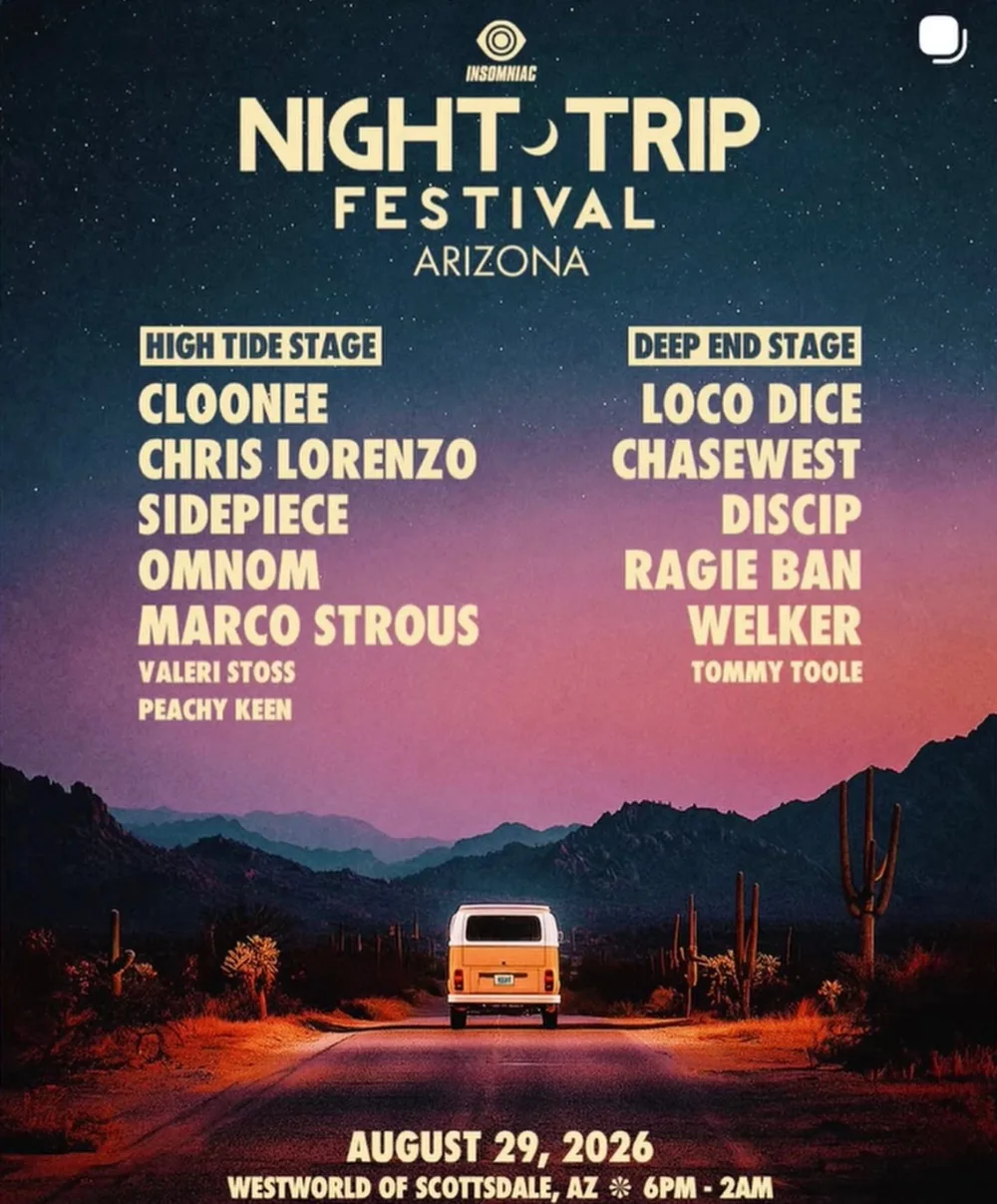 Night Trip Festival — event flyer