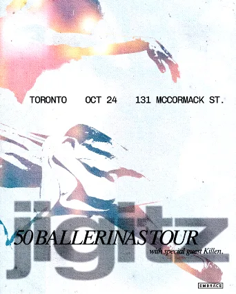 50 Ballerinas Tour — event flyer