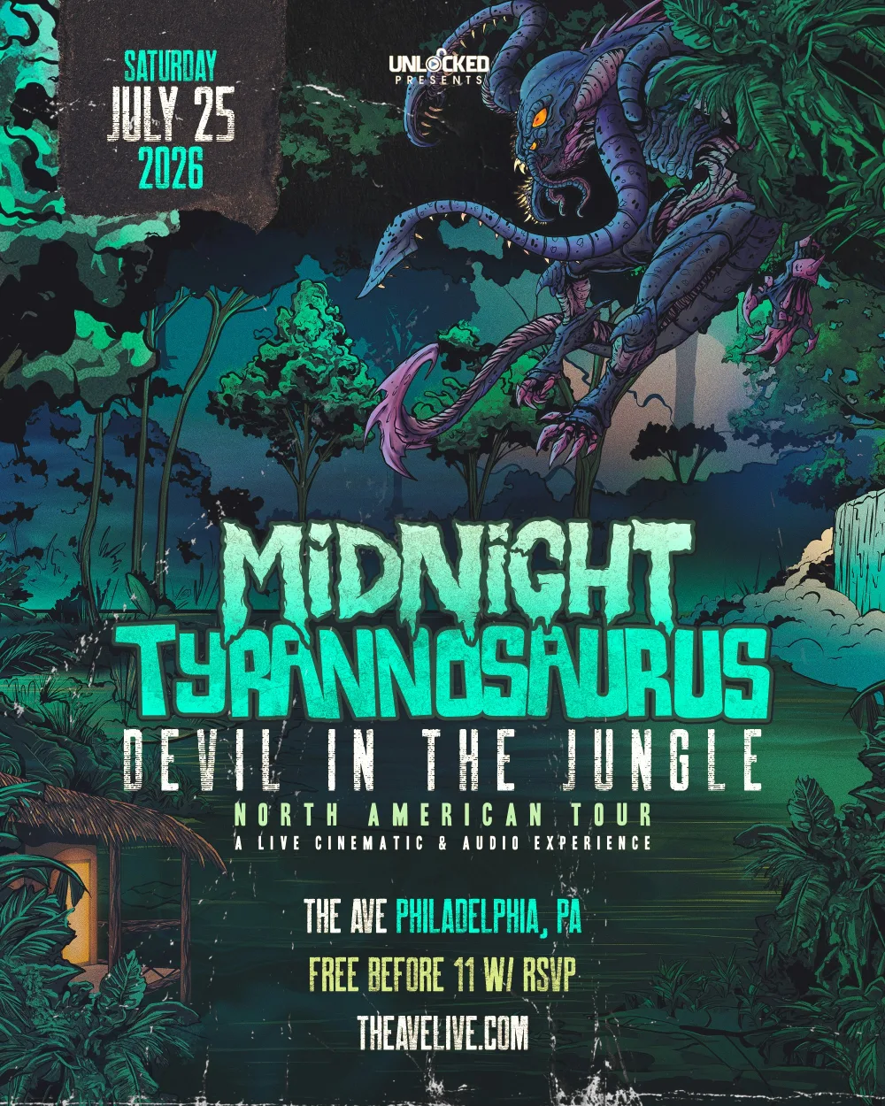 Midnight Tyrannosaurus – Atlanta – Aug 15 | Edmtrain