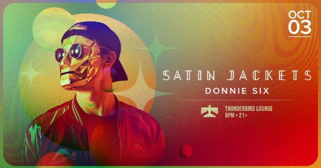 Satin Jackets — event flyer