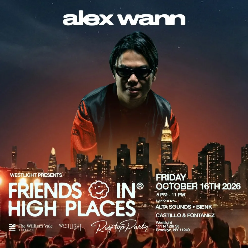 Alex Wann — event flyer