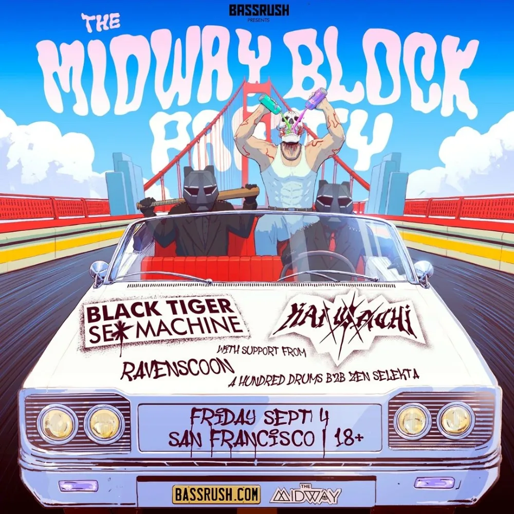 Black Tiger Sex Machine, Kai Wachi — event flyer
