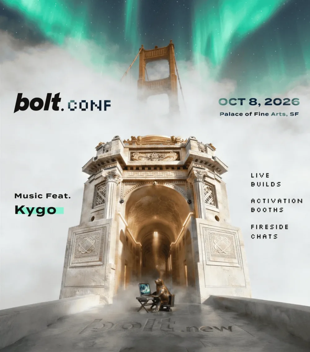 Bolt Conf — event flyer