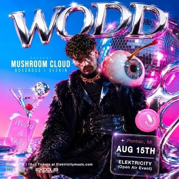 WEIRD & ODD FT. WODD — event flyer