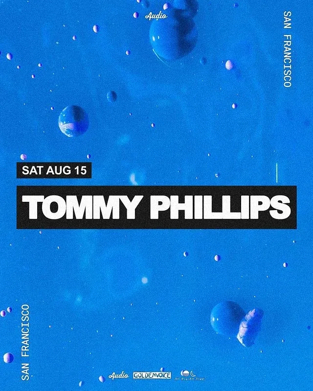 Tommy Phillips — event flyer
