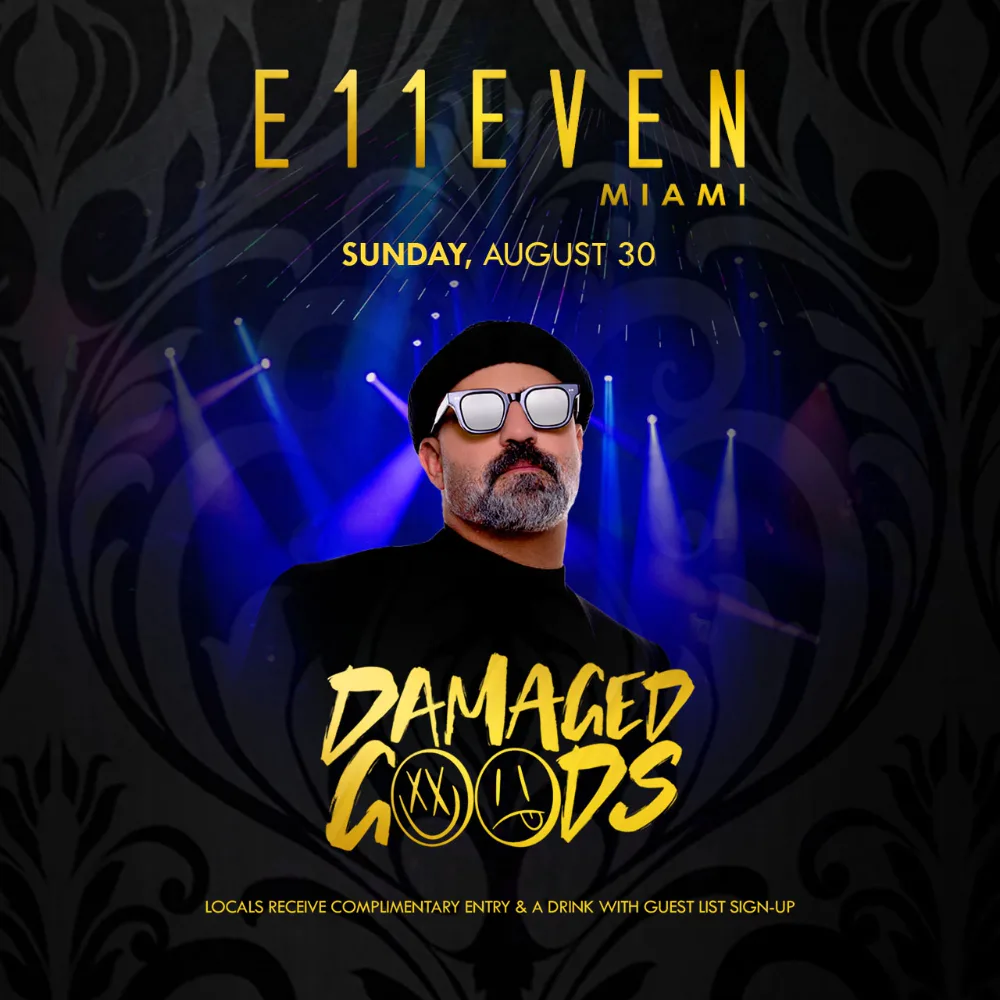 Damaged Goods — event flyer