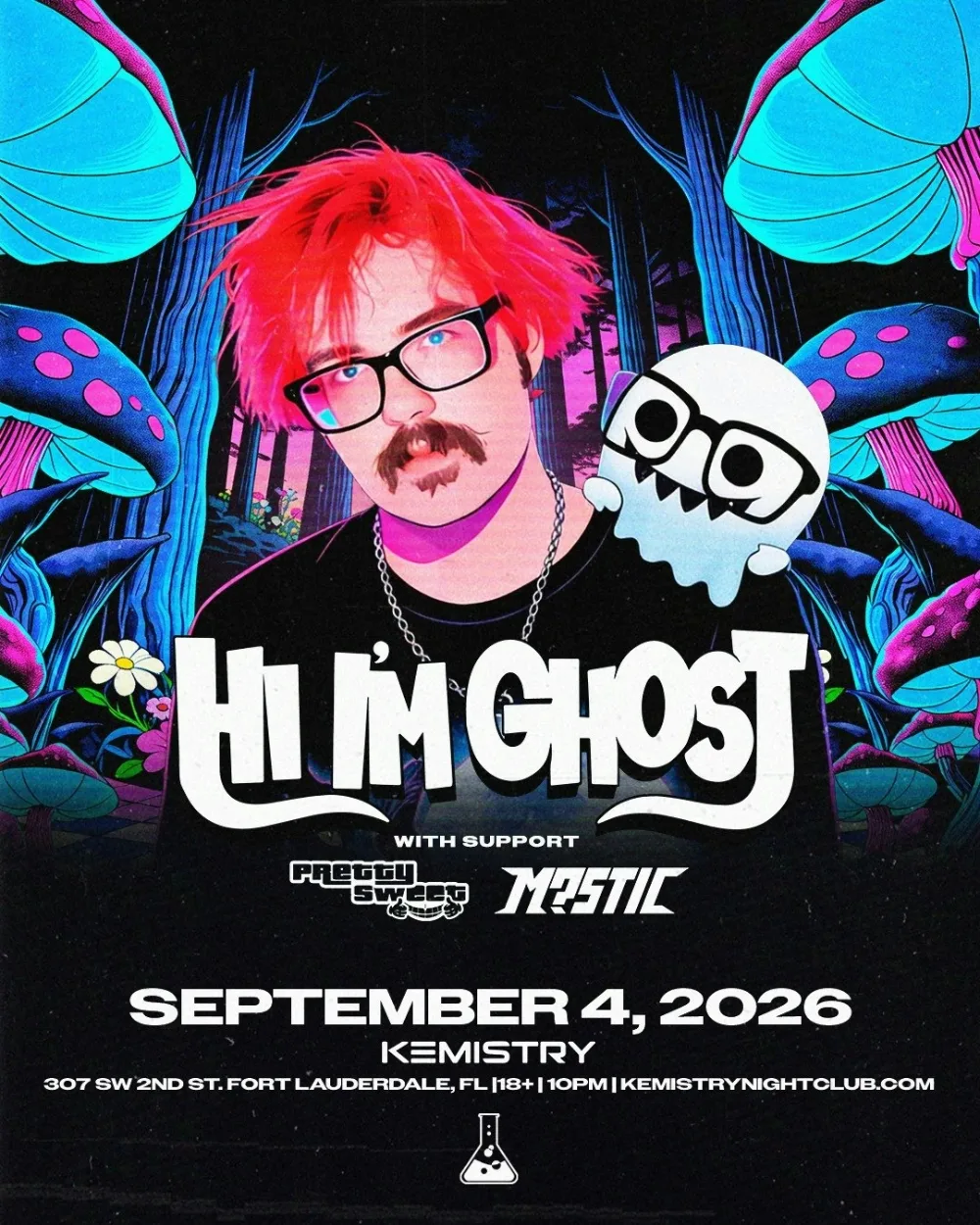 Hi I'm Ghost — event flyer