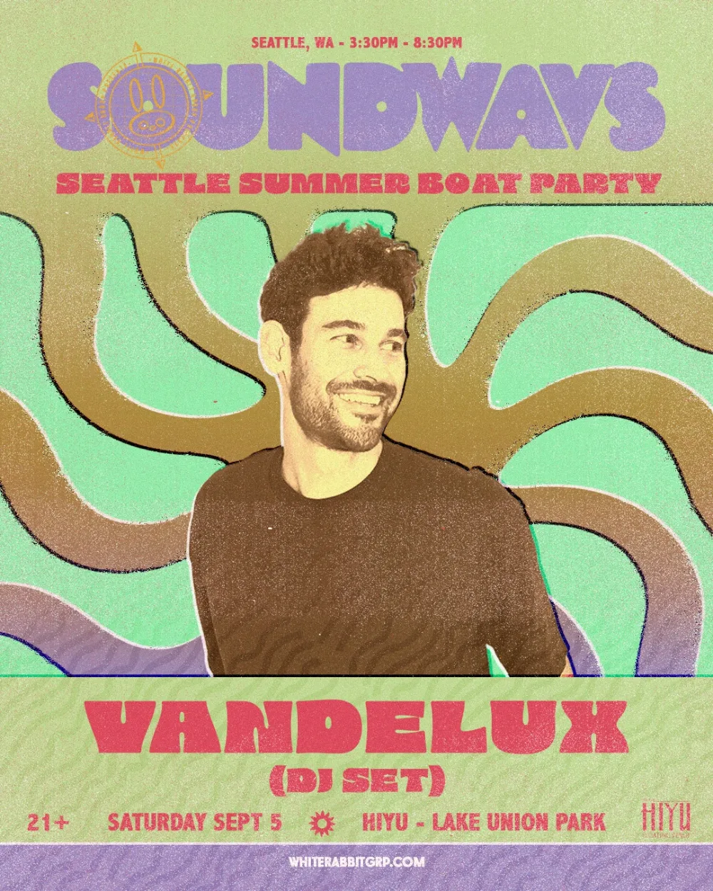 Event flyer for WRG Presents Soundwavs: Vandelux