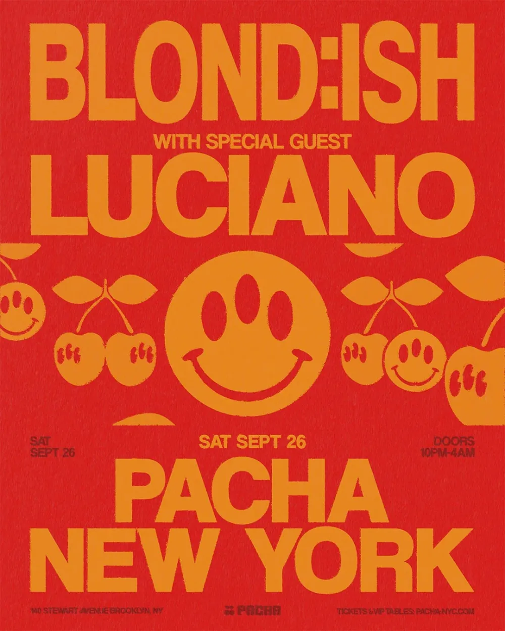 Blond:ish — event flyer