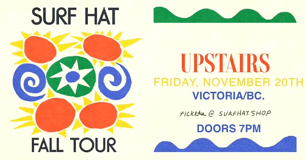 Upstairs Entertainment Presents — event flyer