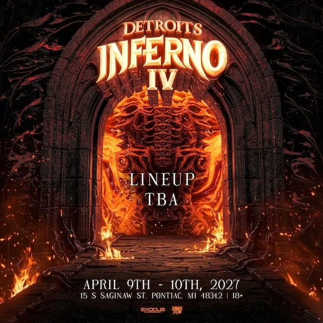 DETROITS INFERNO IV — event flyer