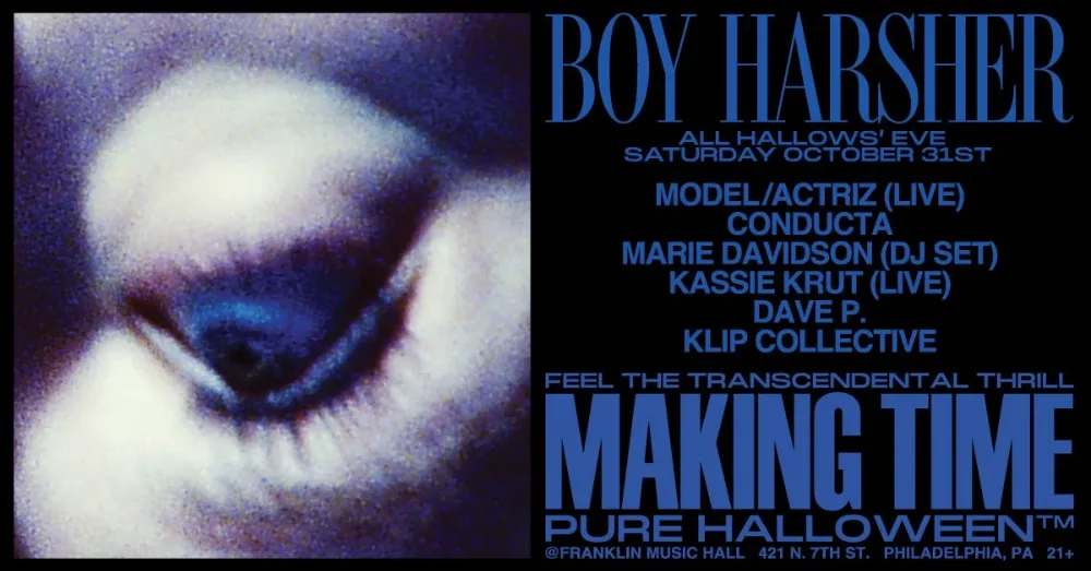 Boy Harsher, Model/Actriz, Conducta, Marie Davidson, Kassie Krut, Dave P. — event flyer