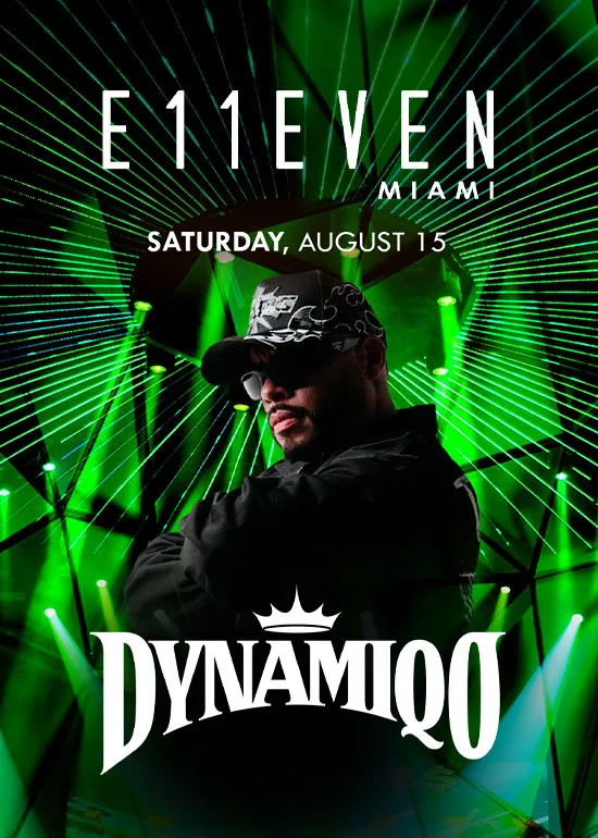 DJ Dynamiq — event flyer