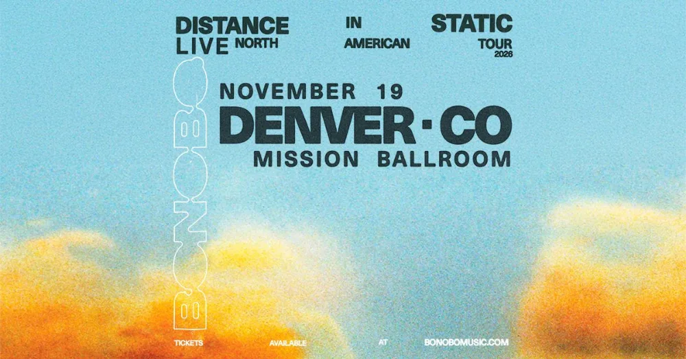 Bonobo — event flyer