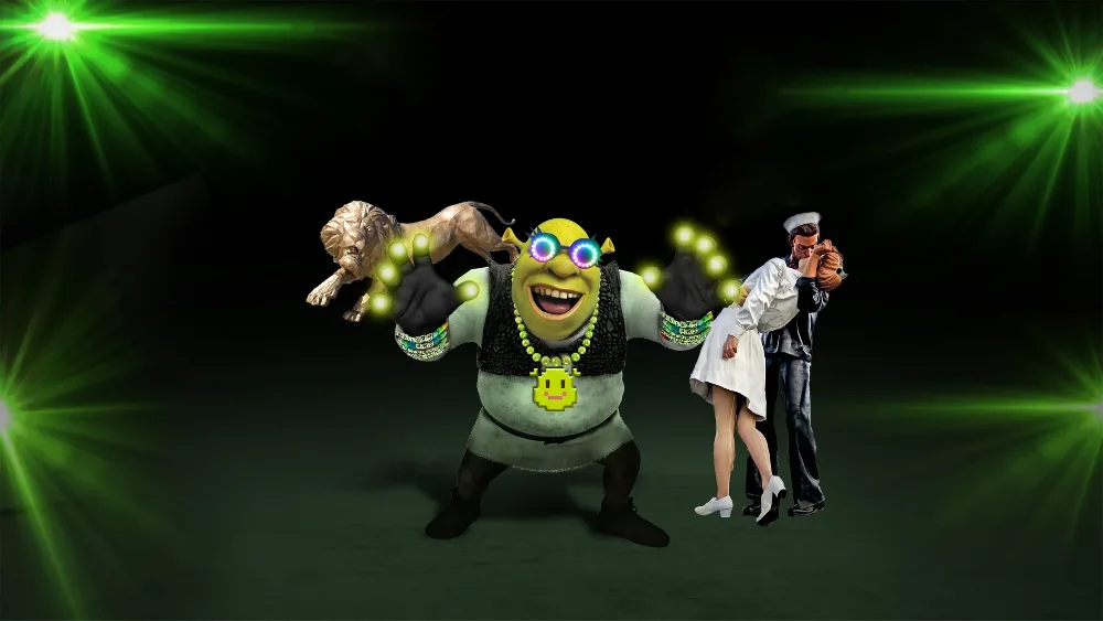Shrek Rave — event flyer