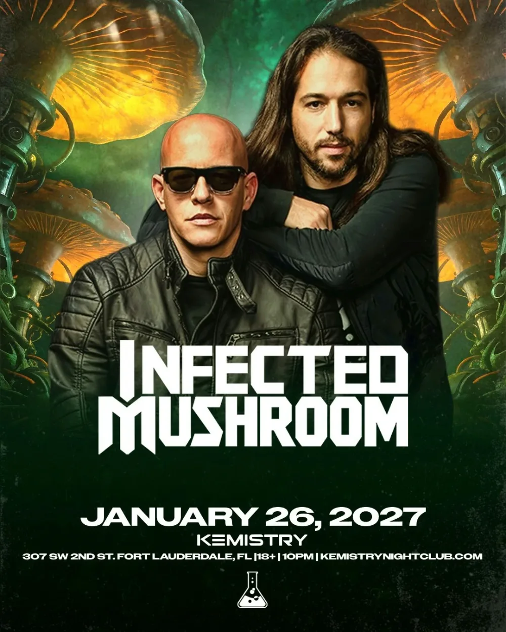 Infected Mushroom — event flyer
