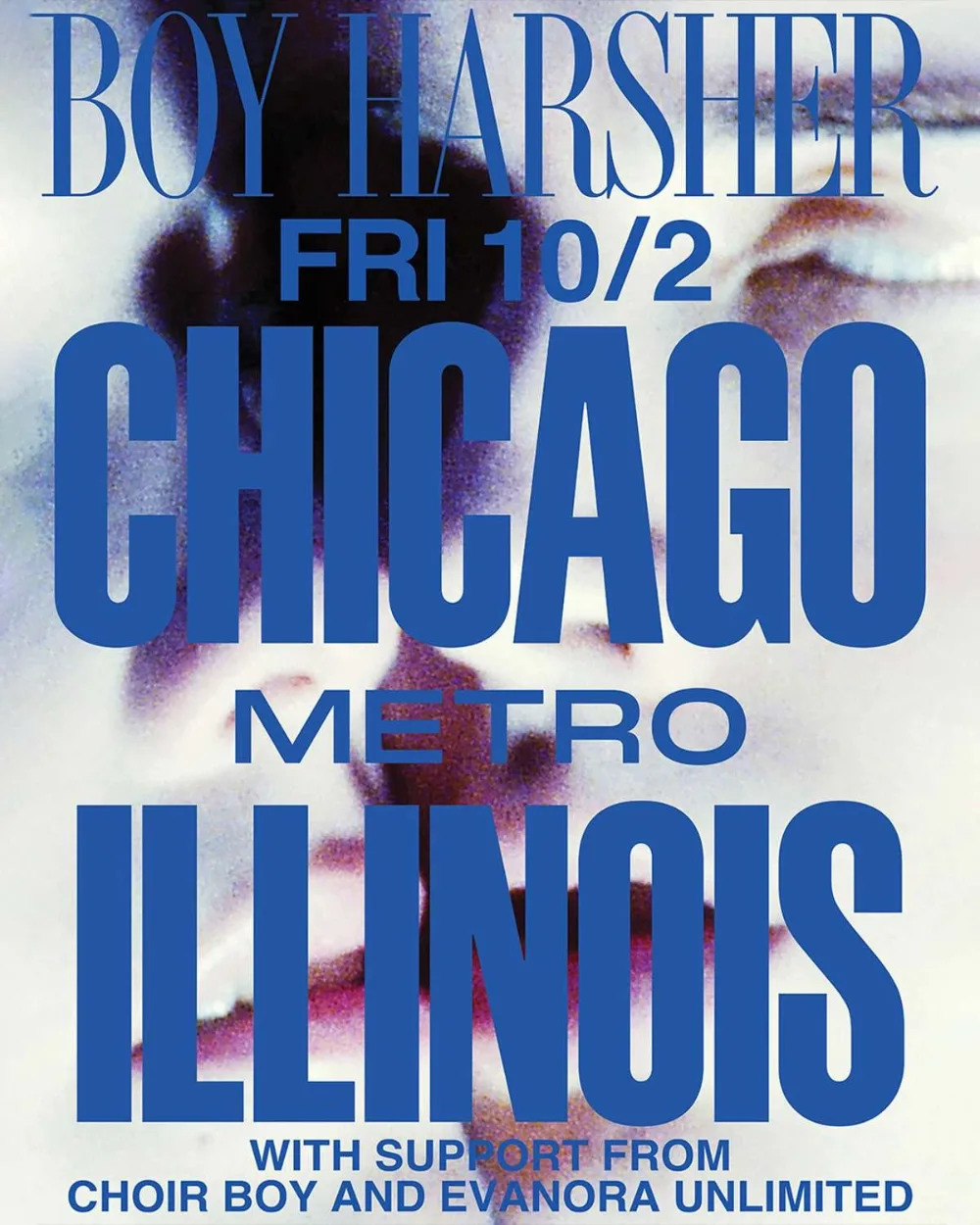Boy Harsher — event flyer