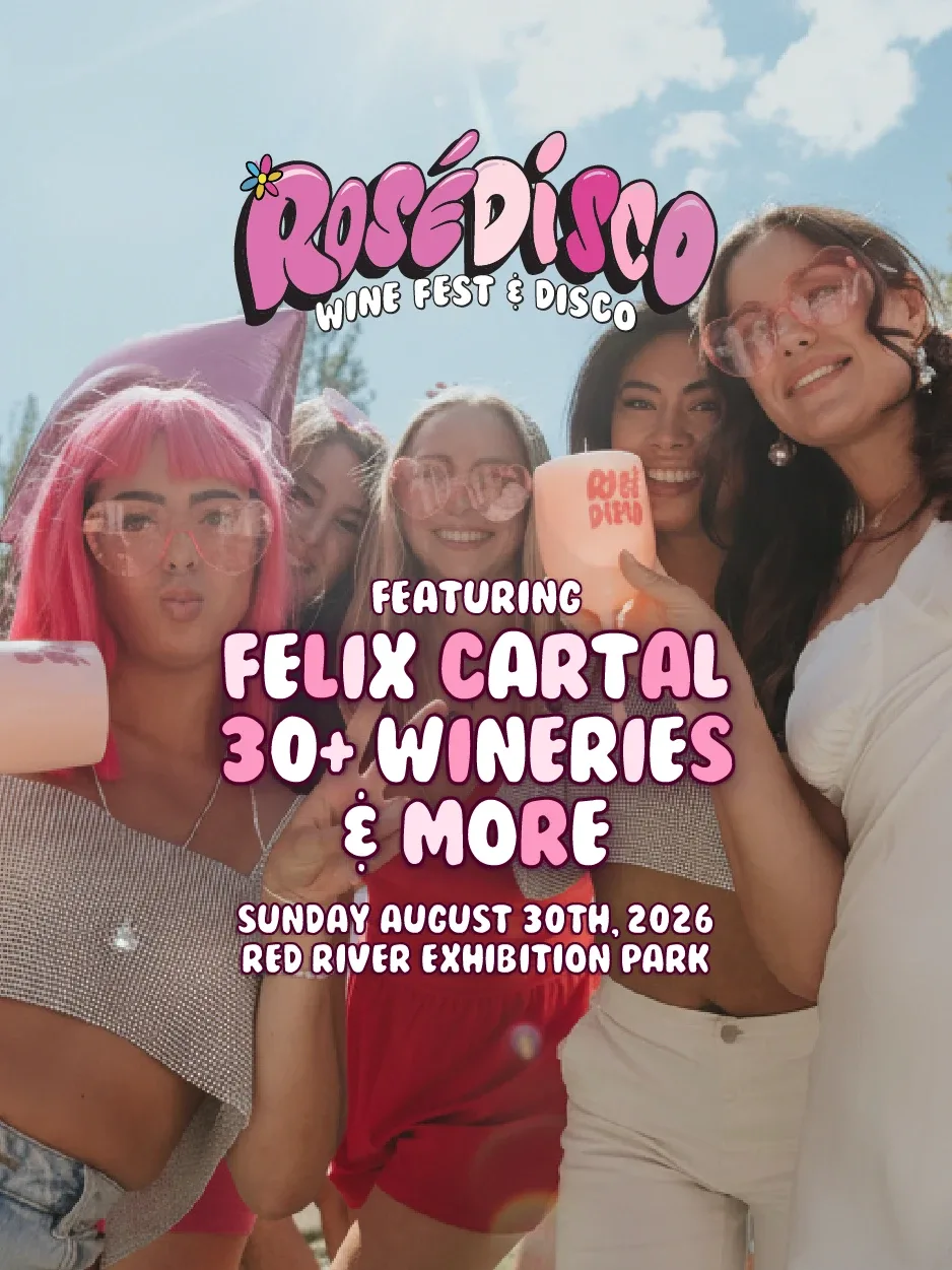 Rosé Disco Winnipeg — event flyer