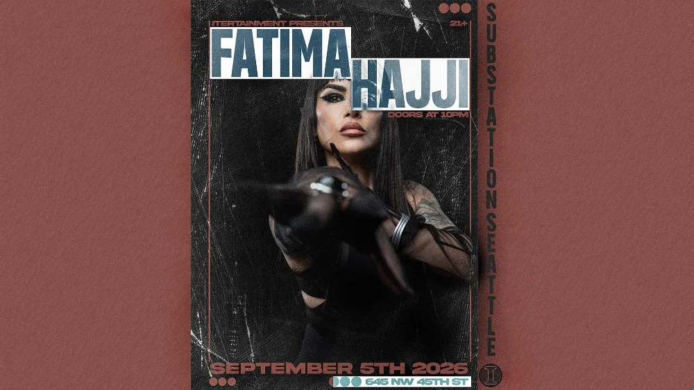 Fatima Hajji — event flyer